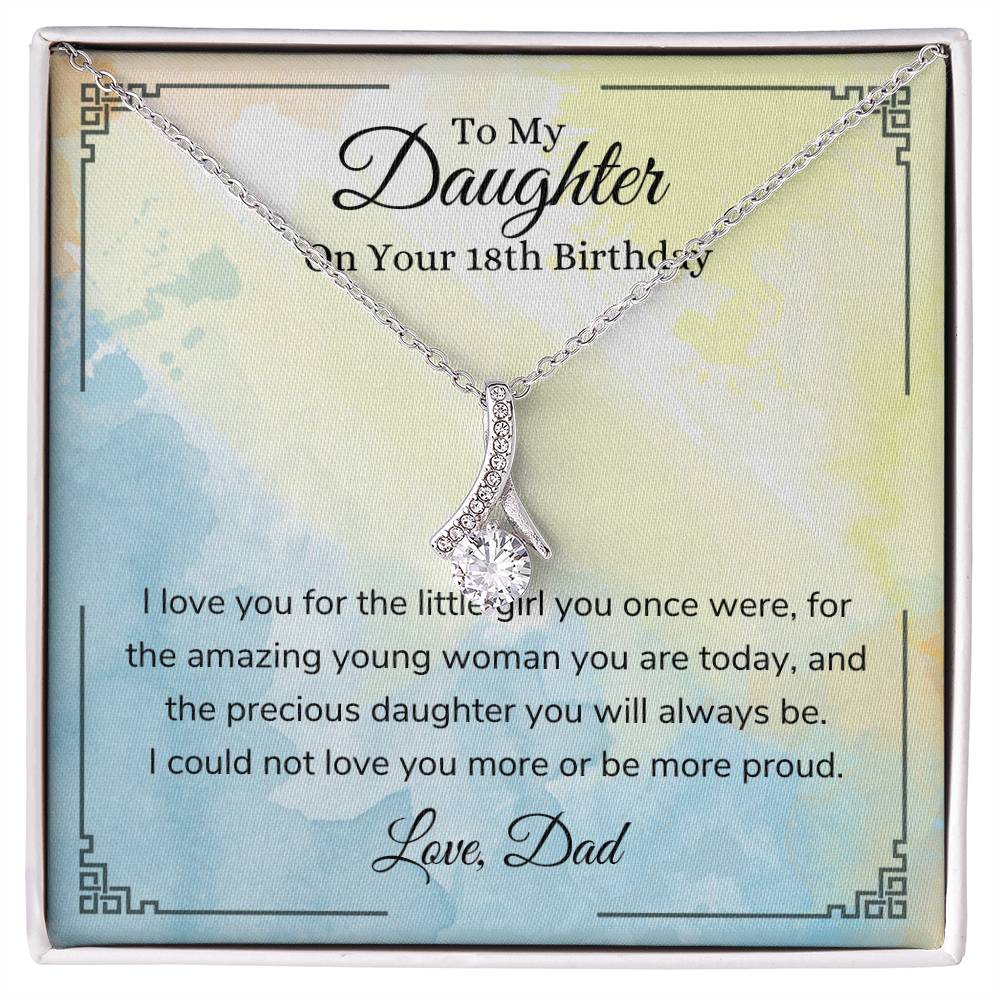 Daughter 18th Birthday Gift Necklace
