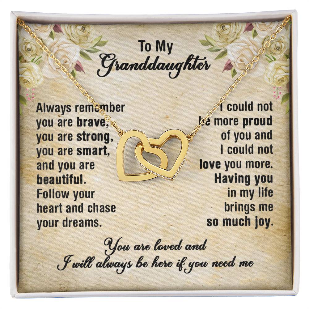 Granddaughter Gift of Love and Pride, Perfect Gift For Birthday, Graduation, or Christmas