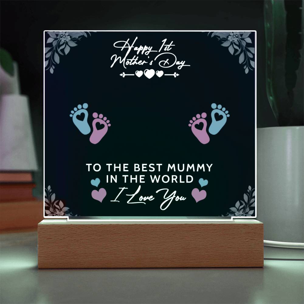 Acrylic Mummy 1st Mothers Day
